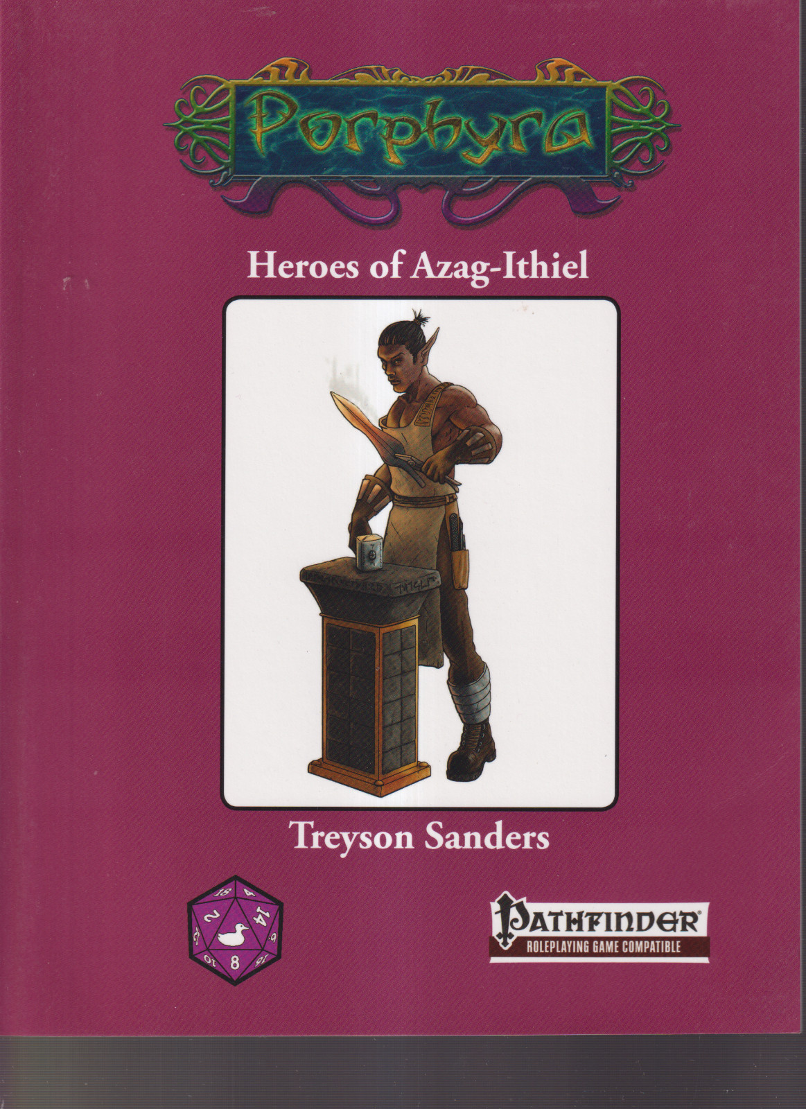 Pathfinder Compatible Porphyra Heroes of Azag-Ithiel PB 2015 Purple Duck