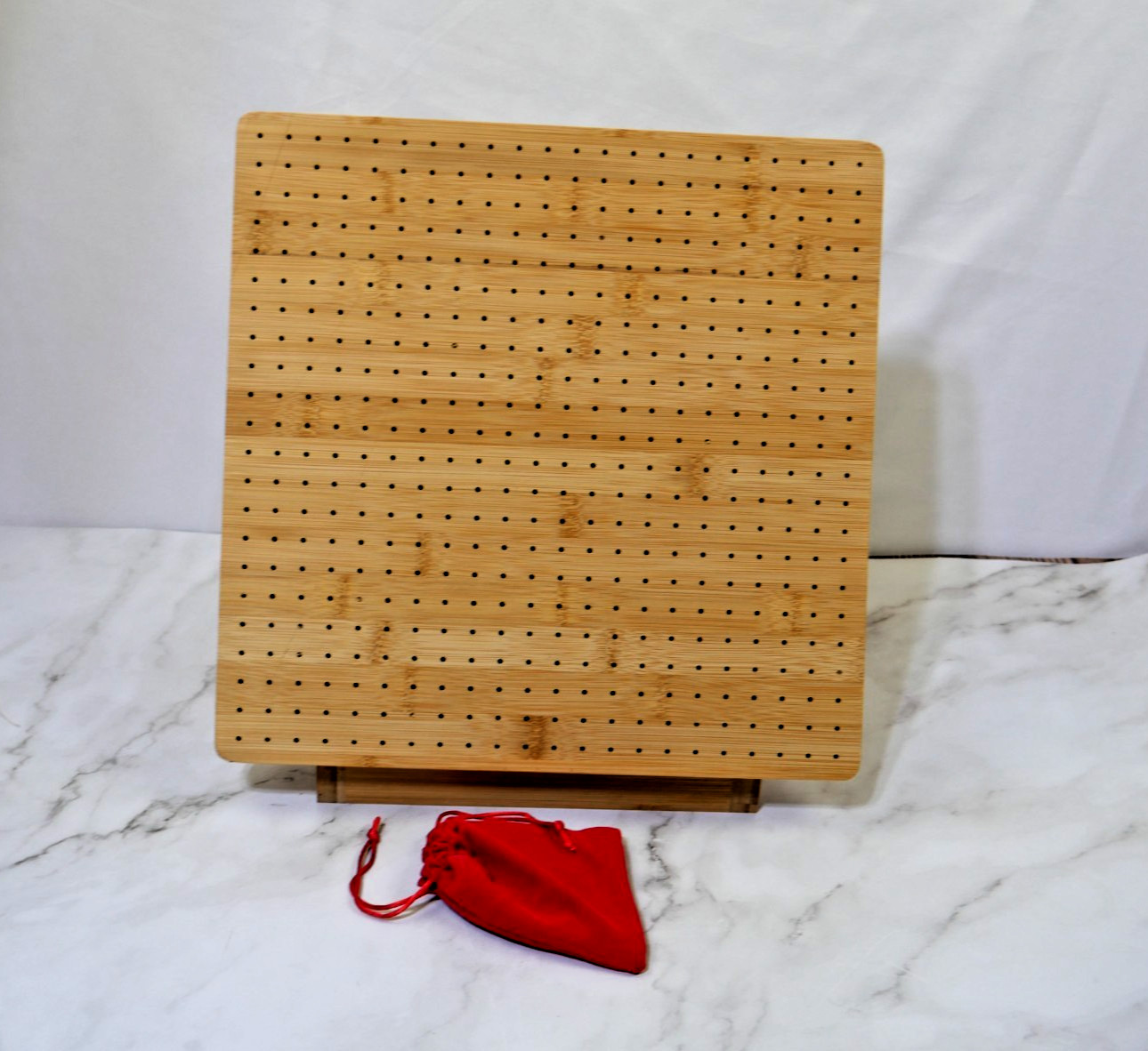 12 x 12  Inch Crochet Blocking Board with 20 Pins, Handcrafted Knitting Block