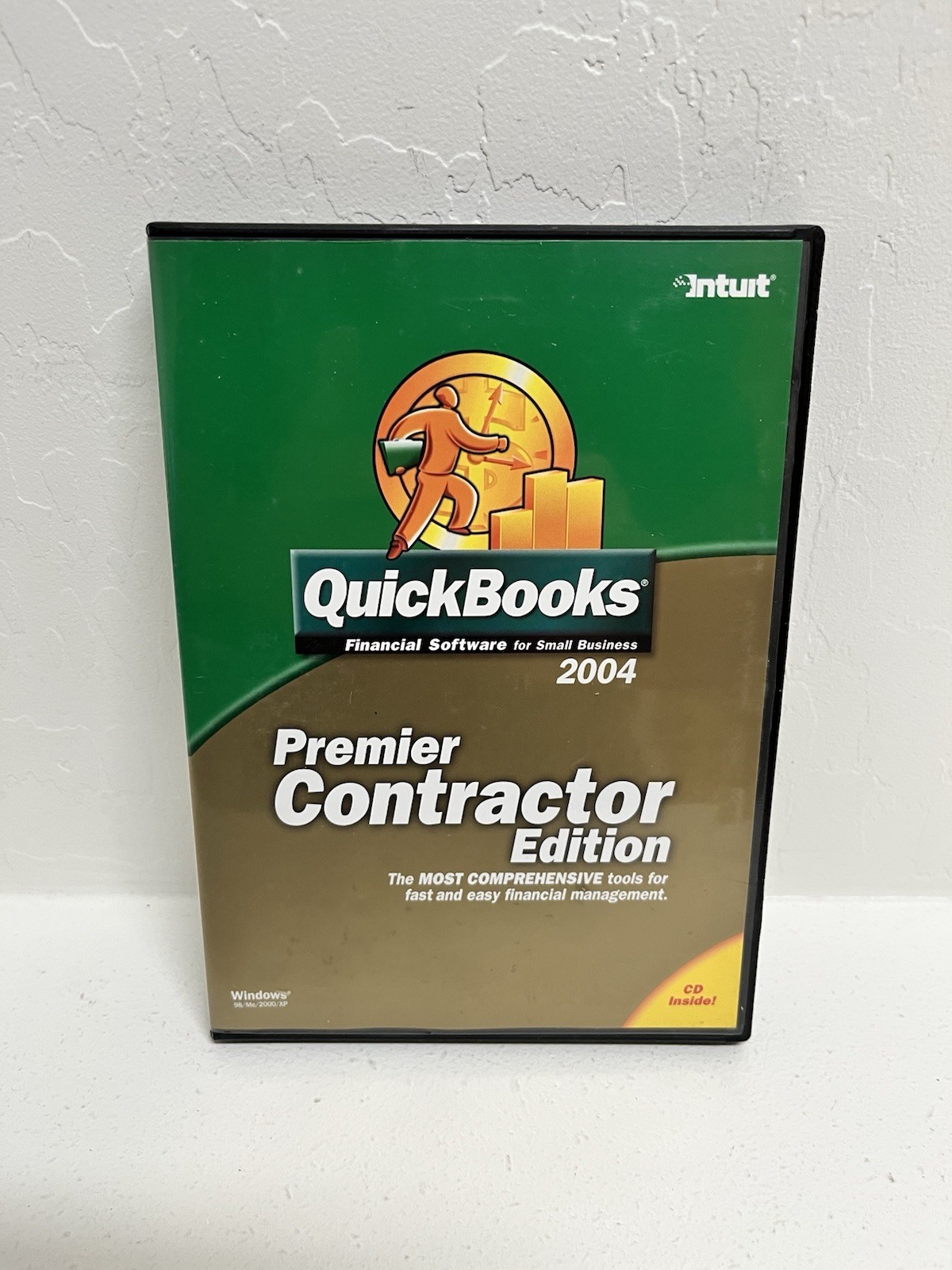 Intuit Quickbooks 2004 Premier Contractor Edition Complete w/Key Code Windows