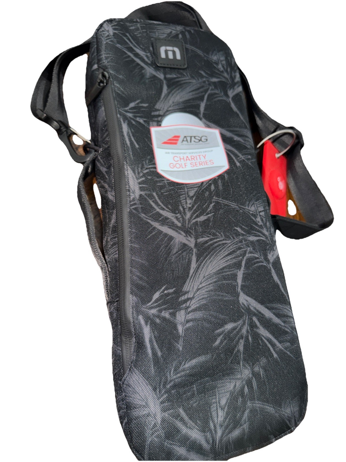 Travis Mathew Insulated Cooler Bag Black NWT Adjustable Shoulder Strap Logo