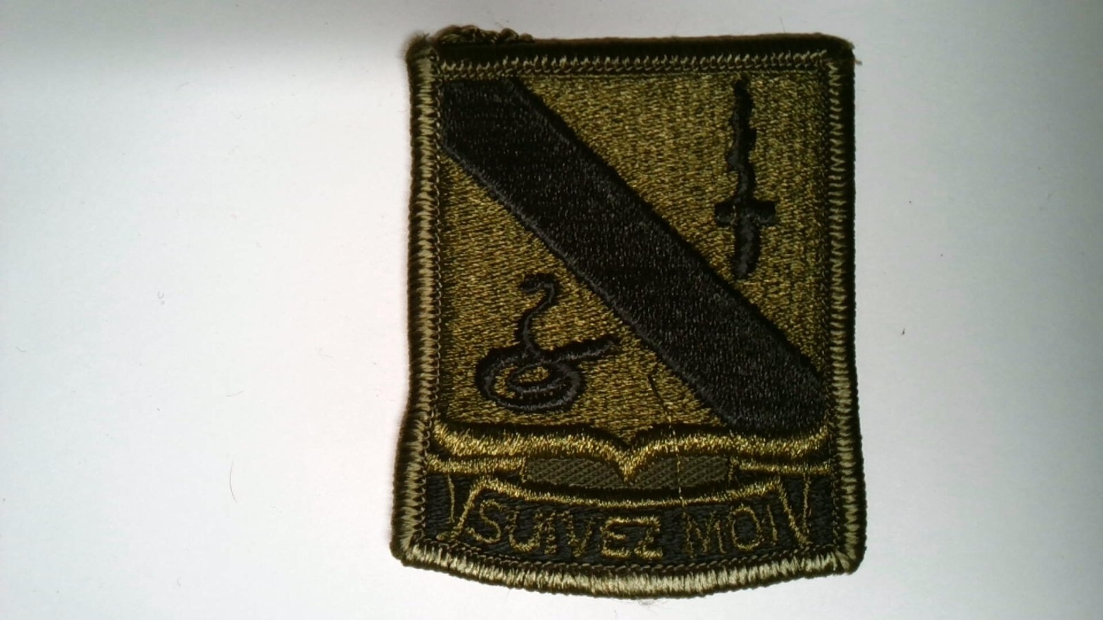 MILITARY PATCH SEW ON SUBDUED OLDER 14TH ARMORED REGIMENT