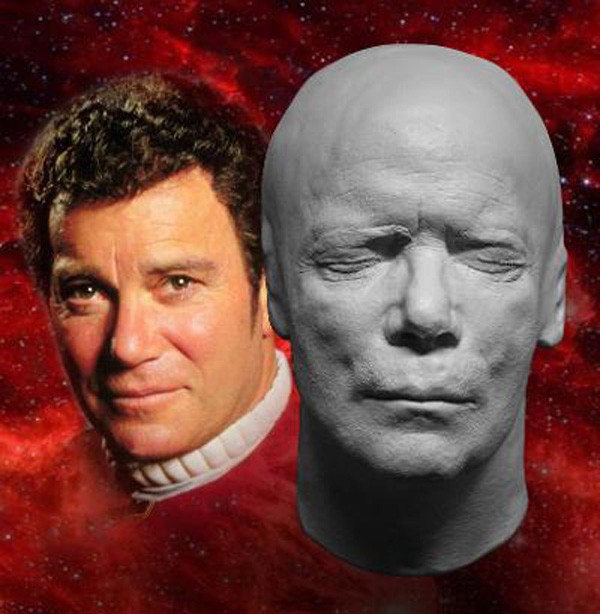 William Shatner 1:1 Life Mask - Star Trek