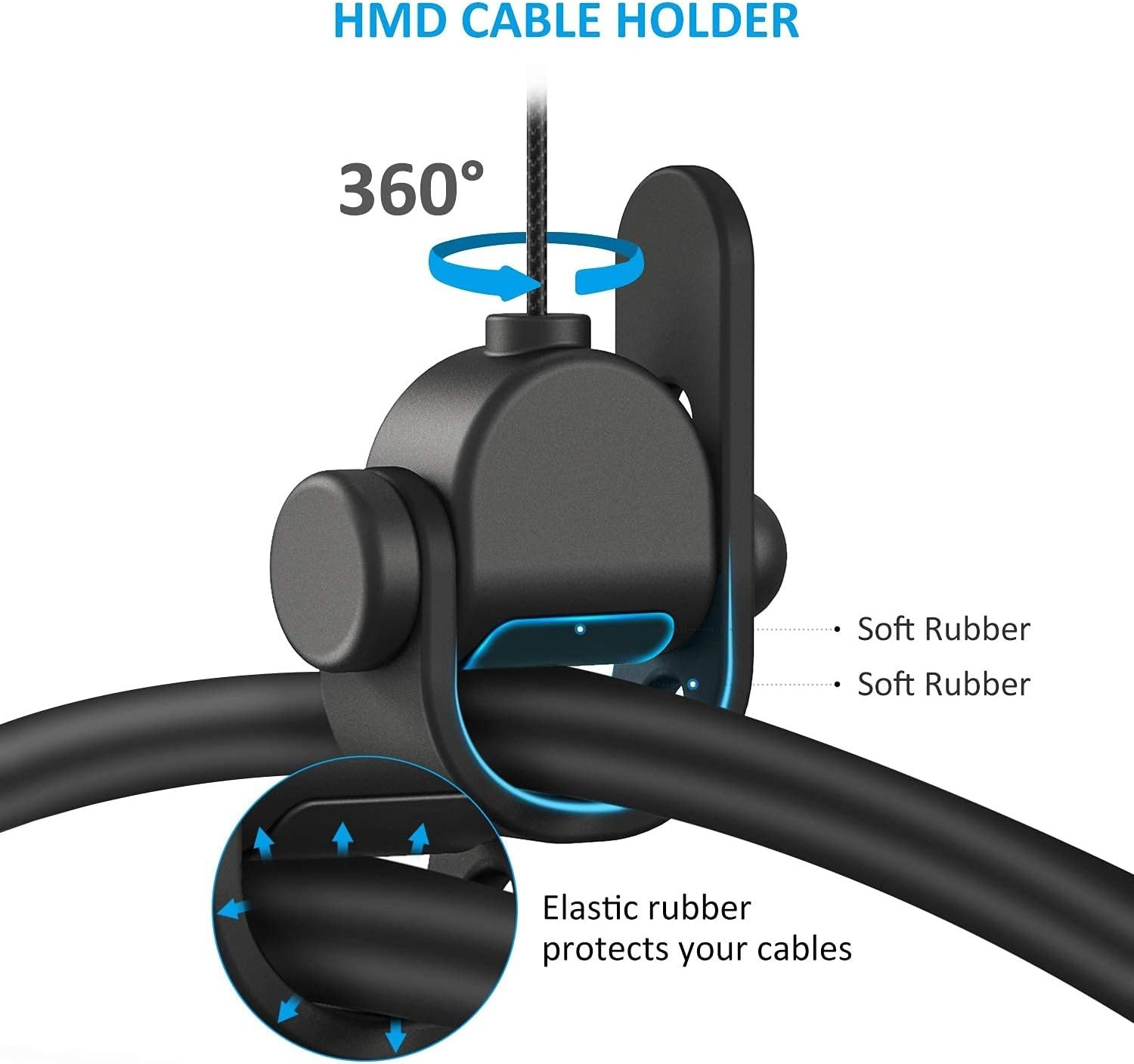 [Pro Version] VR Cable Management, 3 Packs VR Pulley System Compa...
