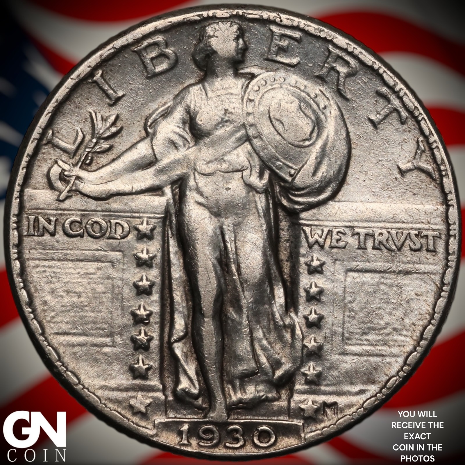 1930 P Standing Liberty Quarter A4612