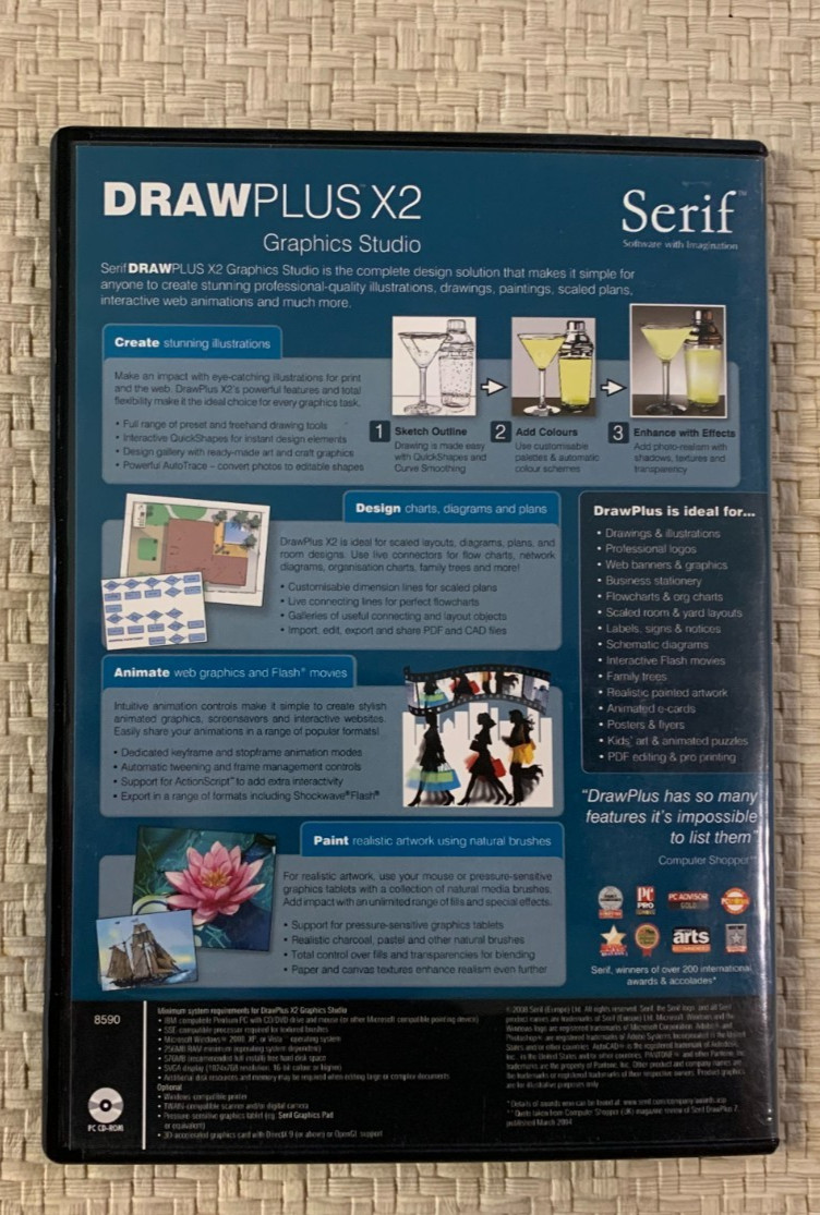 SOFTWARE - Serif DrawPlus X2 - NEW