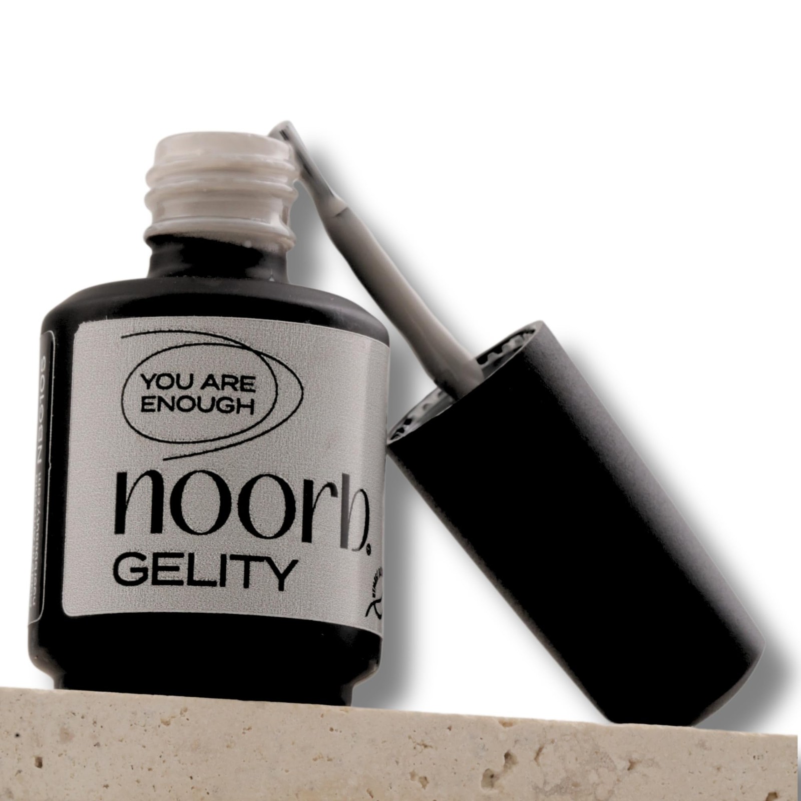 noorb beauty Grey Gel Nail Polish – Odorless UV Soak-Off Gel in Grey Shades