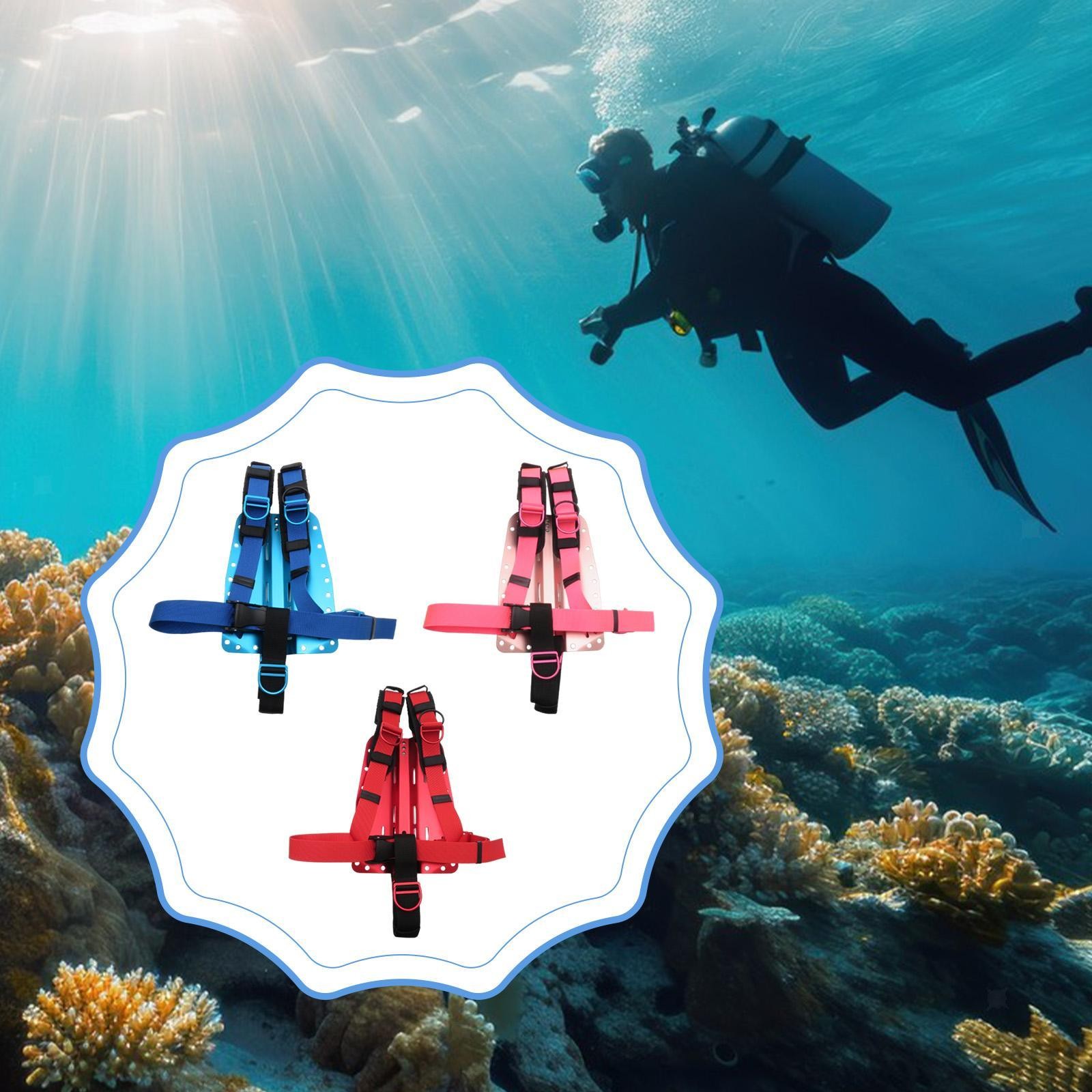 Diving Backplate Harness System Tech Diving Backplate for Underwater Wreck