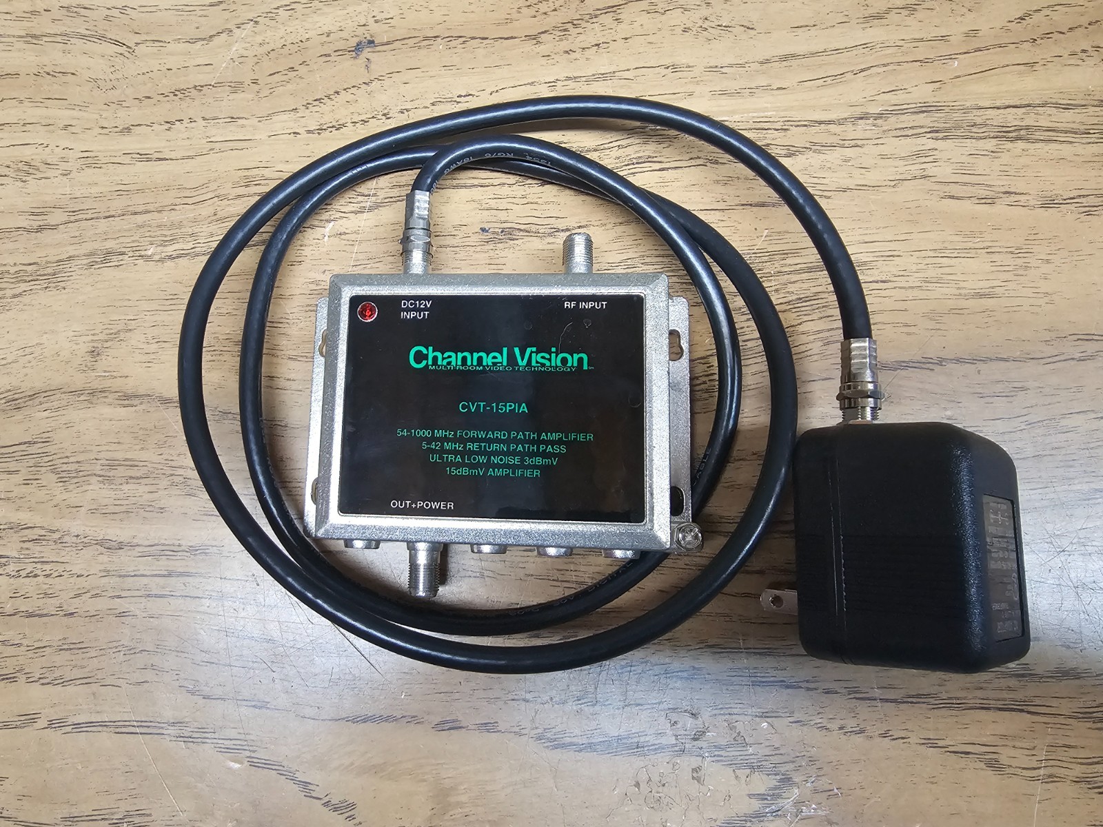 Channel Vision CVT-15PIA 15db Broadband Power Amplifier with Power Supply