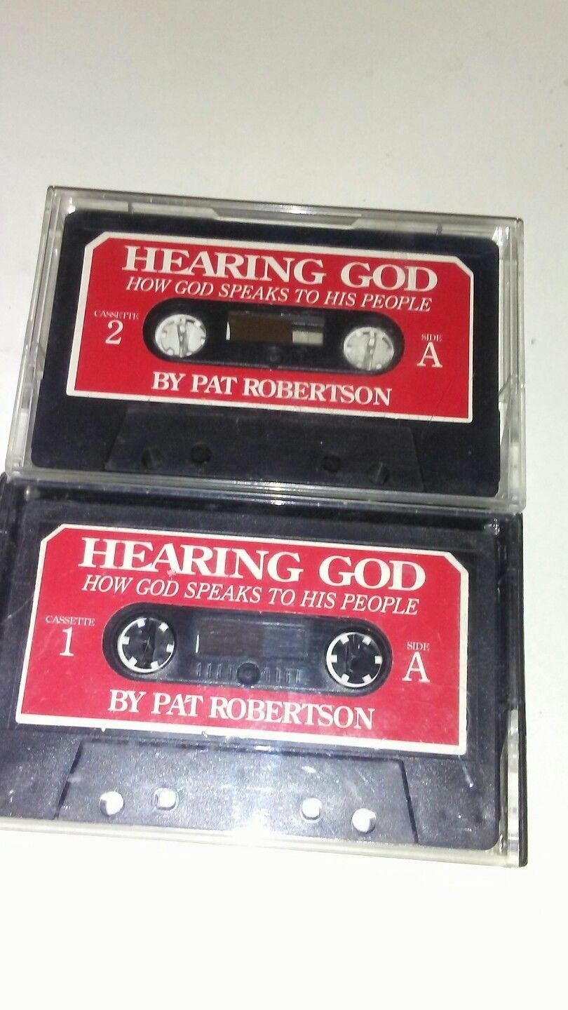 Pat Robertson~Hearing God Cassette Tape Lot (2 tapes)