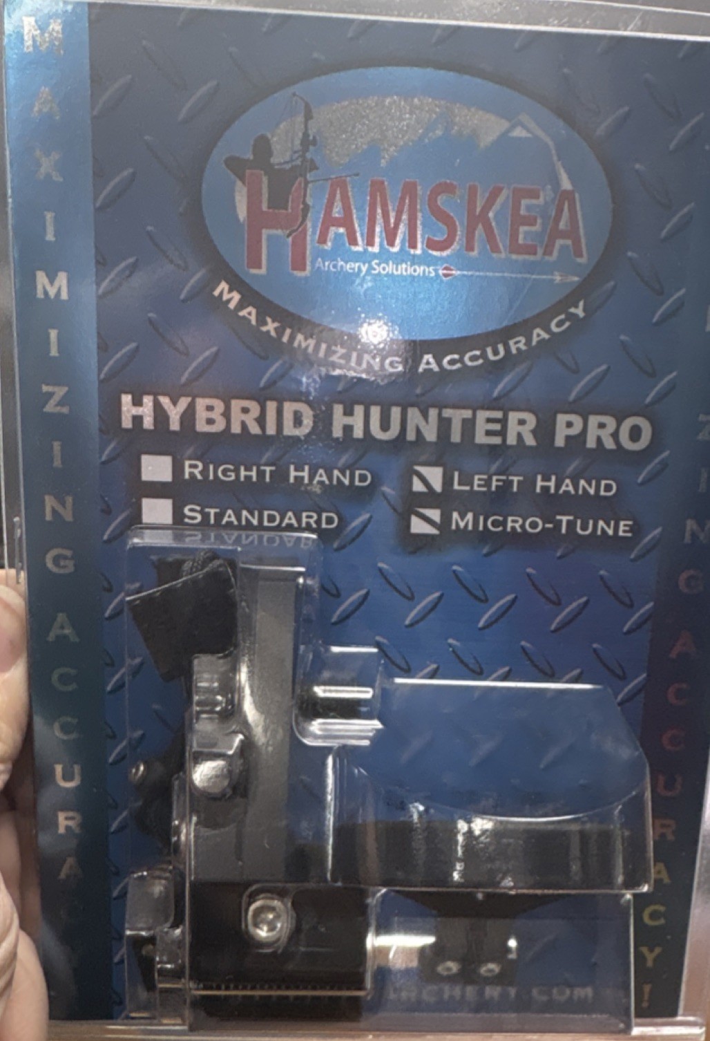 Hamskea Hybrid Hunter Pro Micro-Tune Drop Away Rest Compound Bow LH Black
