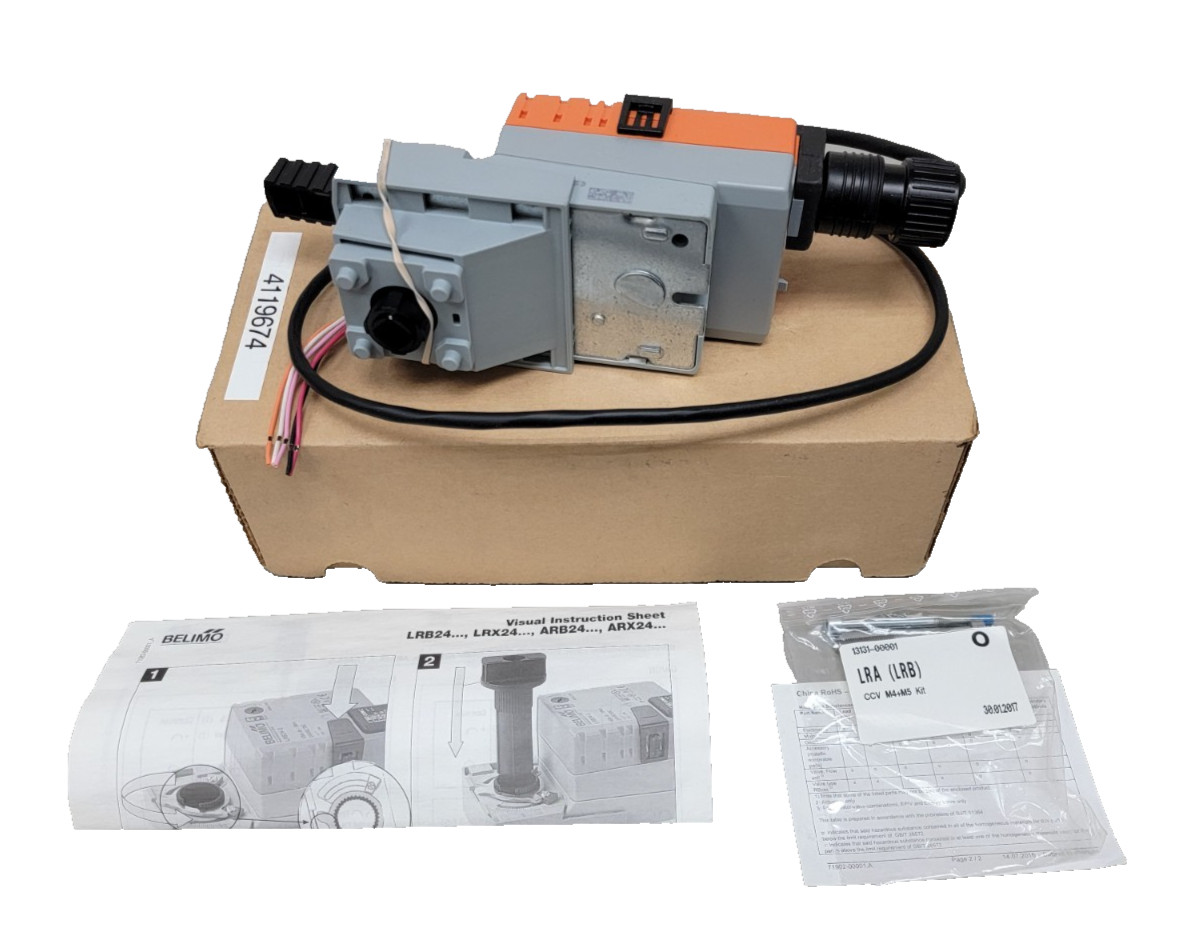 Belimo LRB24-MFT Non-Spring Return Damper Actuator, 45 in-lb / 5 Nm