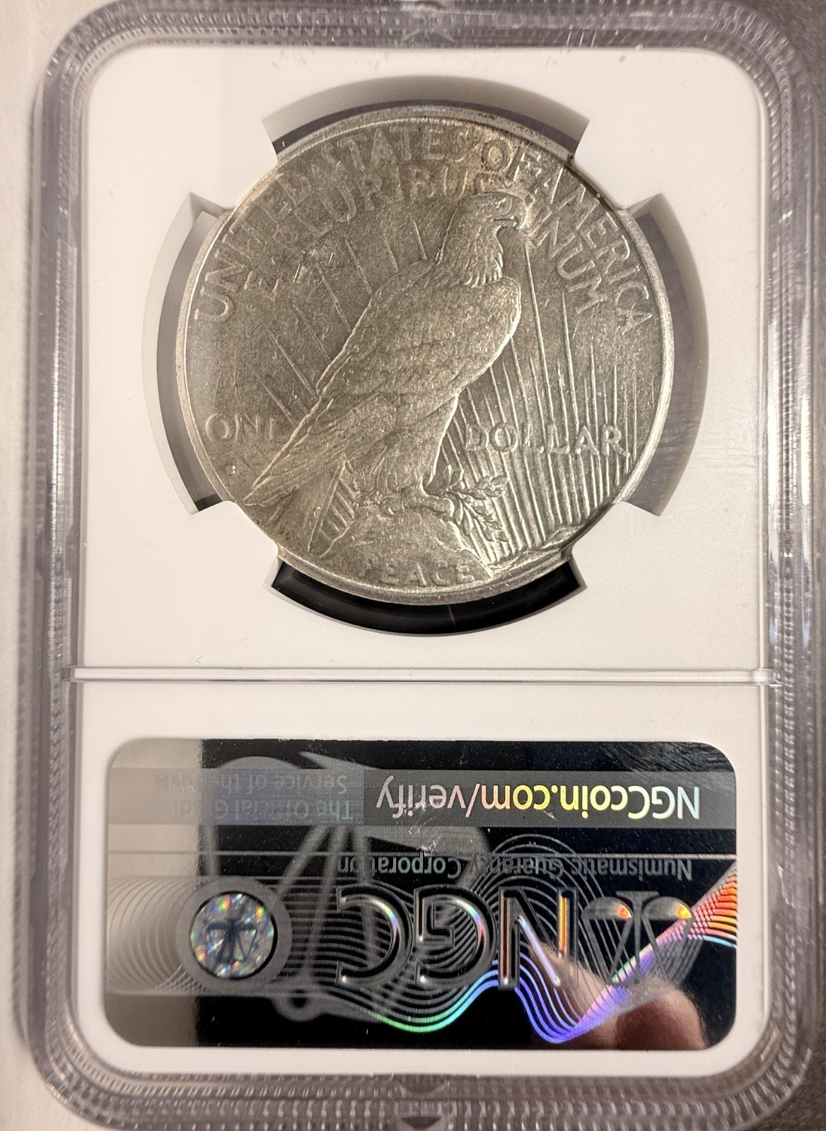 1934-S Peace Silver Dollar, AU55 NGC (19296)