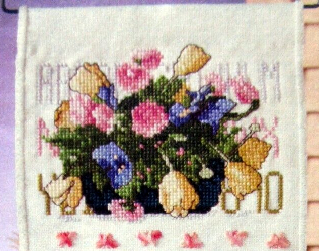 Bunnys Basket Spring Bellpull Everything A Season Chick CROSS STITCH PATTERNS