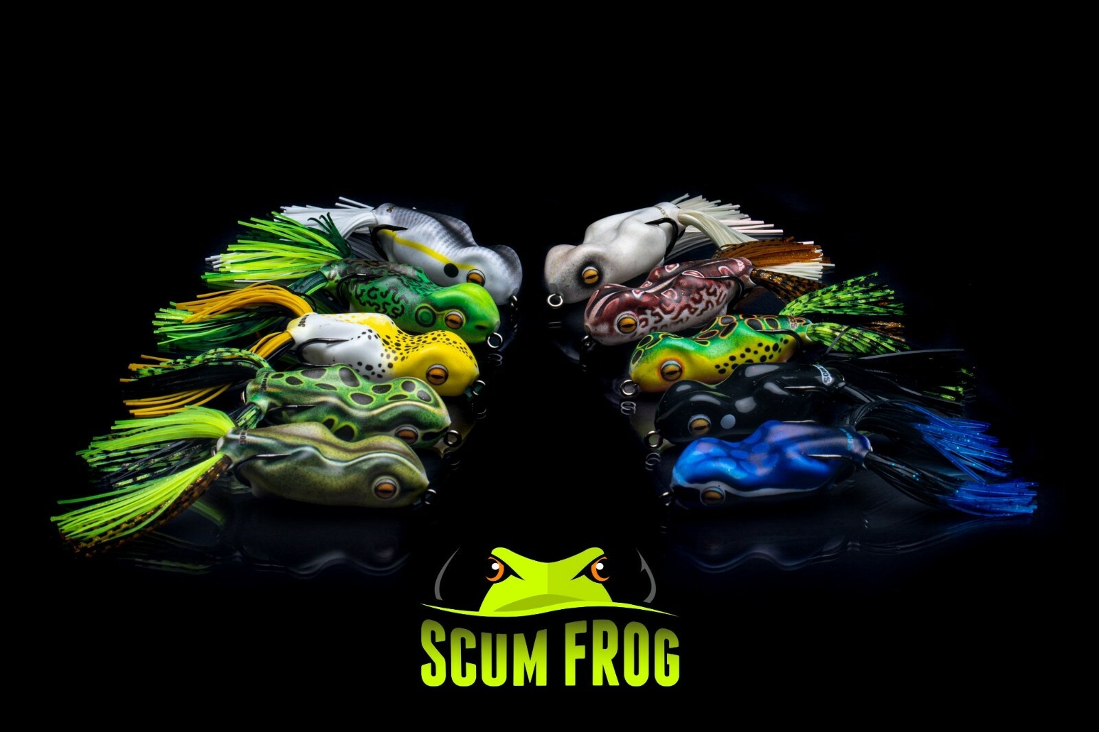 Scum Frog Trophy Series Painted Frog - 5/8oz