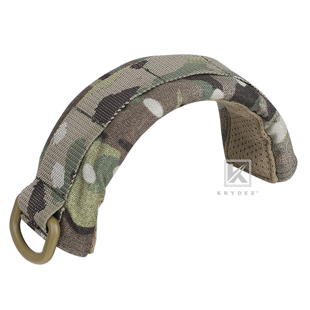 KRYDEX Tactical Headset Cover Earmuff Protecter Cover MOLLE Webbing MC Camo