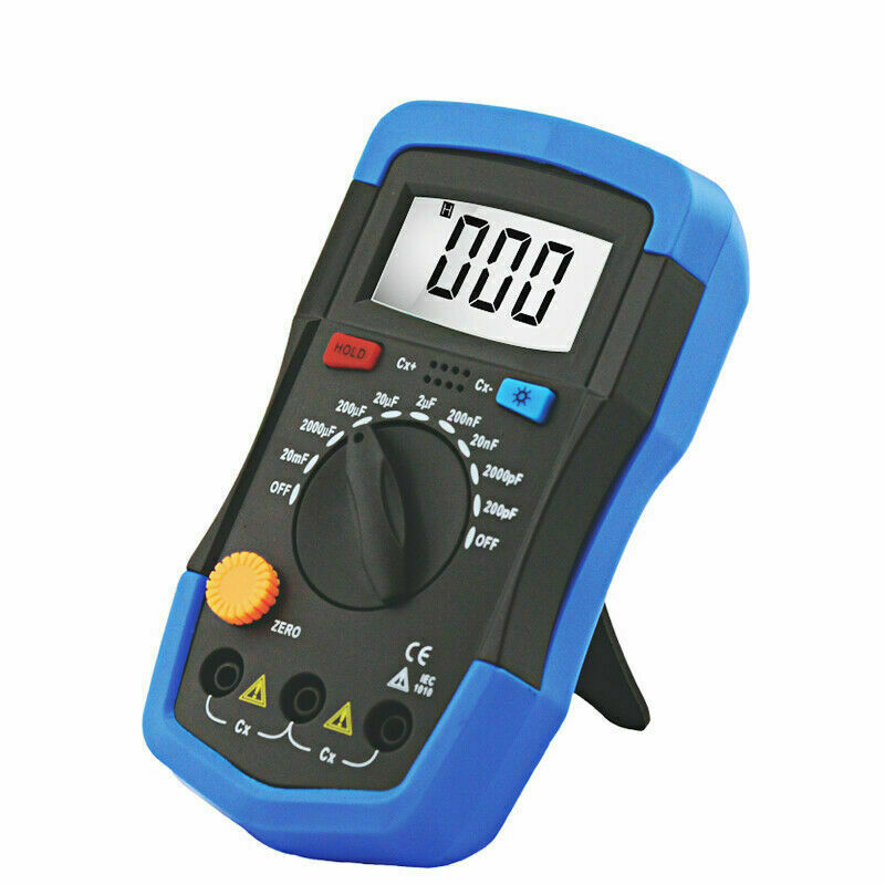Capacitor Tester Kit 2000 Counts Digital Capacitance Meter BackLight 20000uF