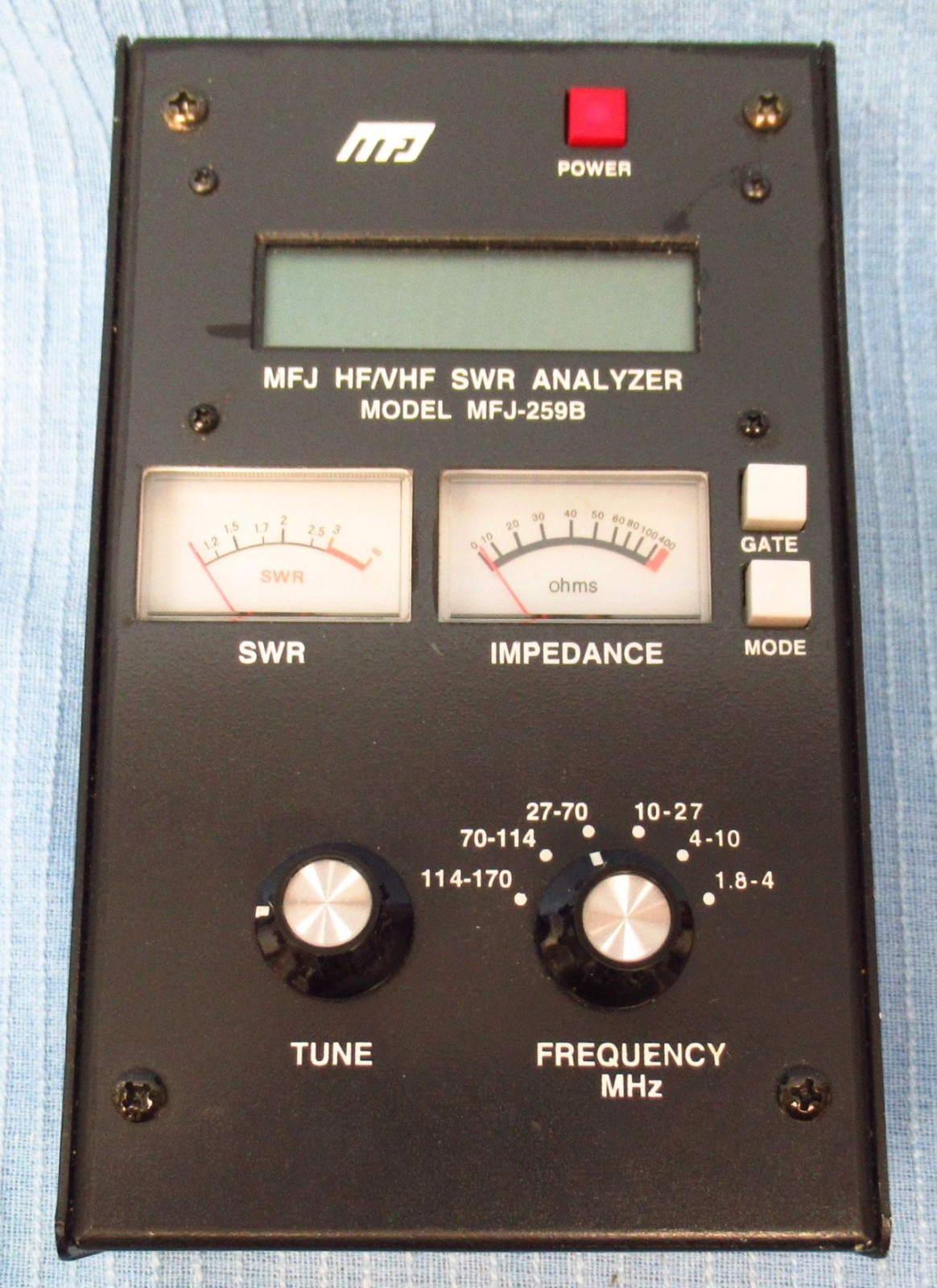 MFJ‑259B HF/VHF Antenna Analyzer & RF Impedance Meter - Tested & Working
