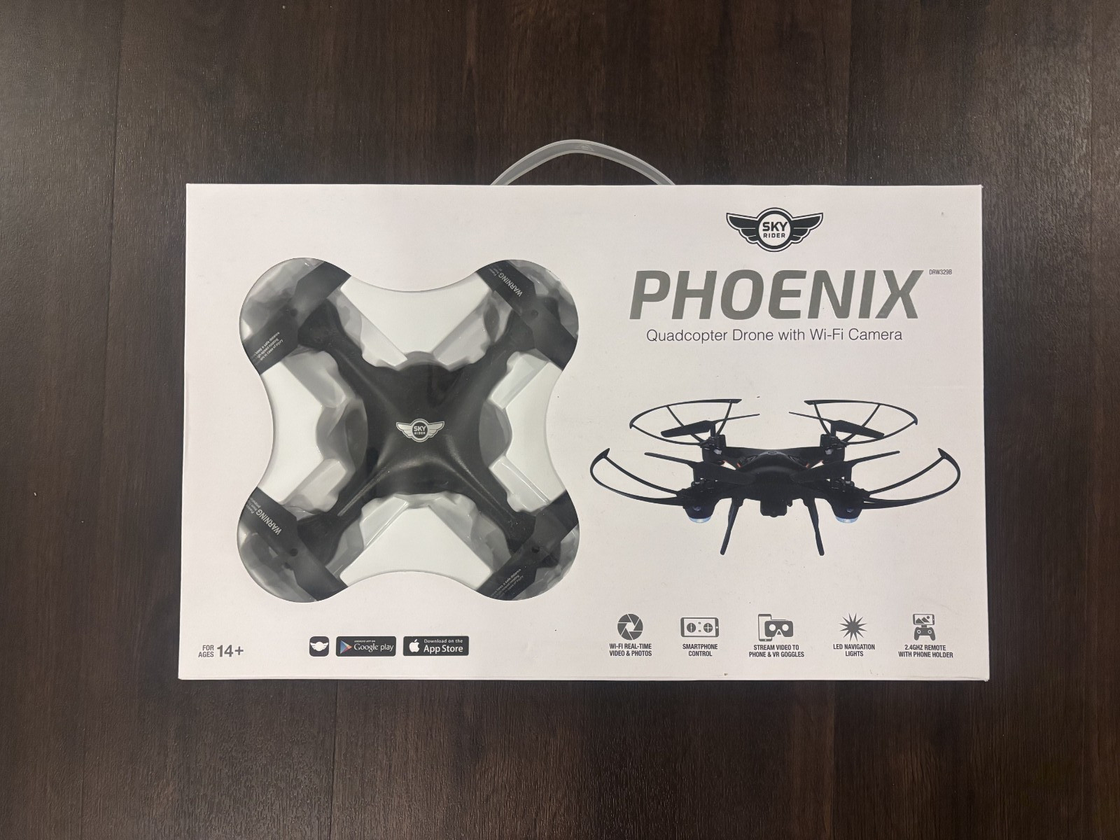 Phoenix Sky Rider Quadcopter Drone with Wi-Fi Camera (New, Sealed)