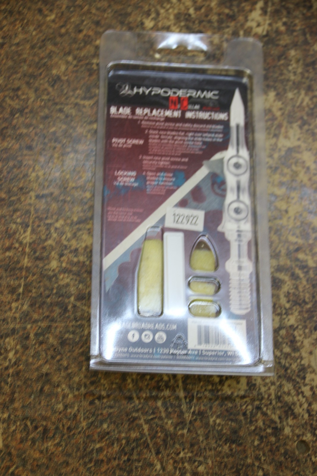 Rage Replacement Blades for Hypodermic NC Broadhead 3-Pack