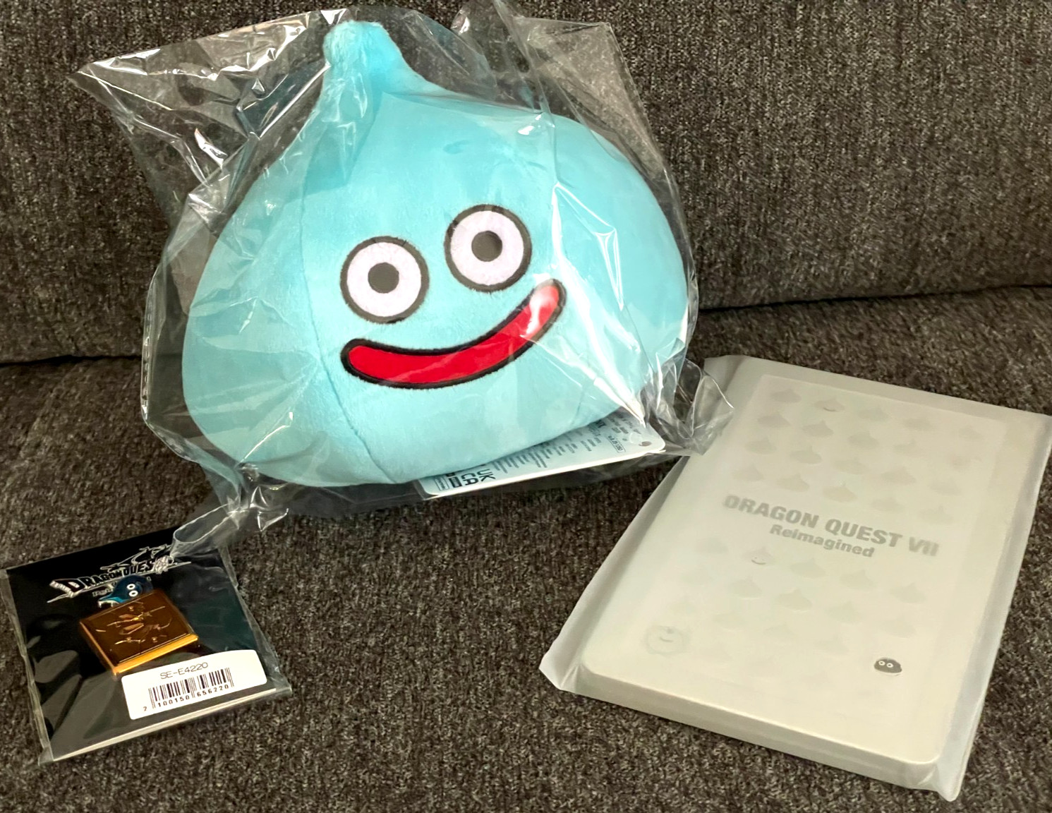 Dragon Quest VII Reimagined Deluxe Edition Steelbook Plush Pins set Of 3