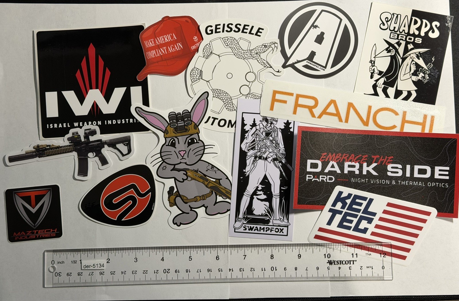 13 PCS *** Shot Show 2026 Vinyl Sticker/Decal Pack (LOT OF *13*) **NEW** Firearm