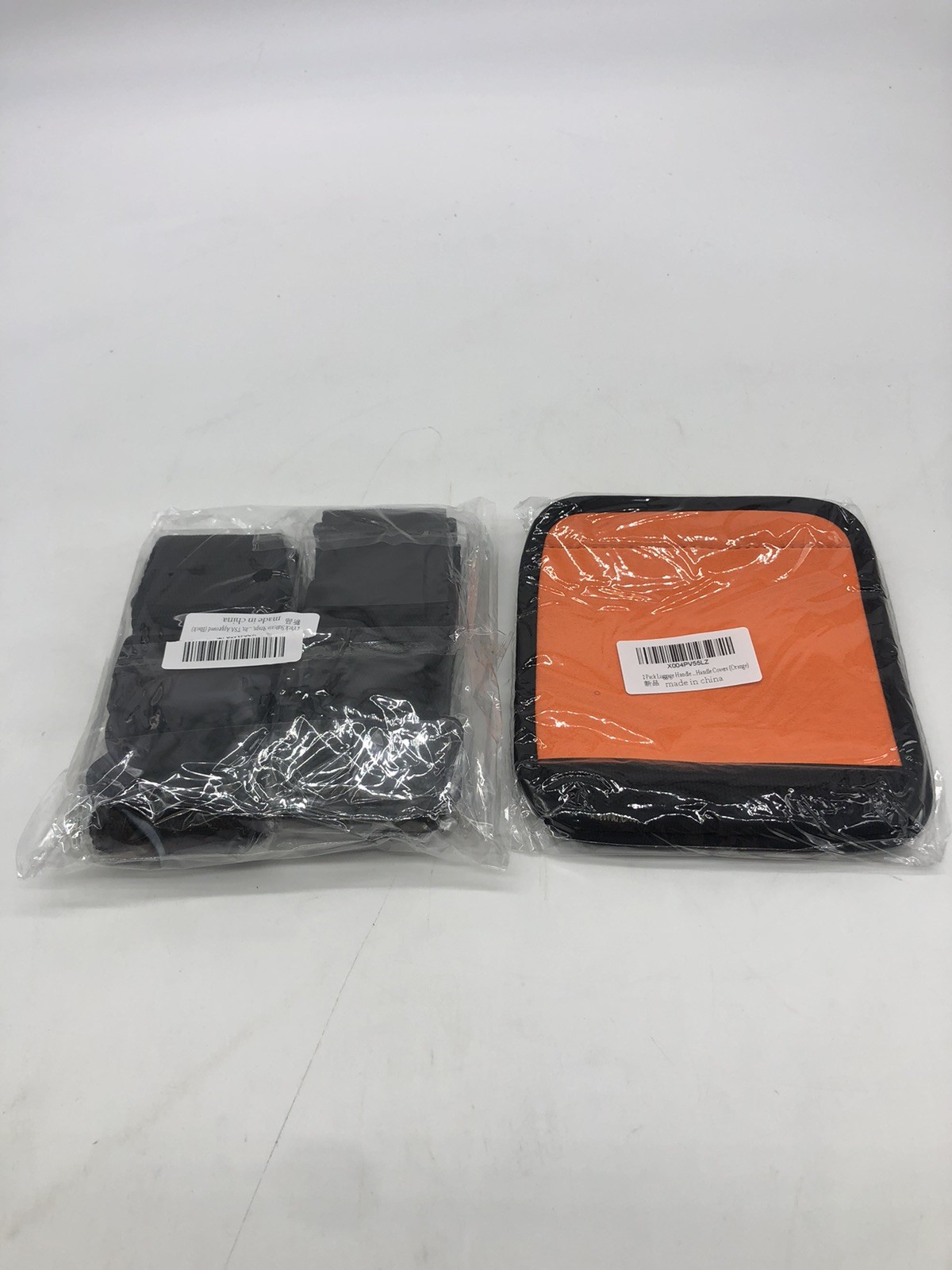 2Pack TSA Luggage Straps–Adjustable,Travel Bag Belts With Orange Handle Covers
