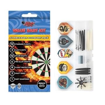 Shot Darts 52 Piece High Quality Value Dart Kit