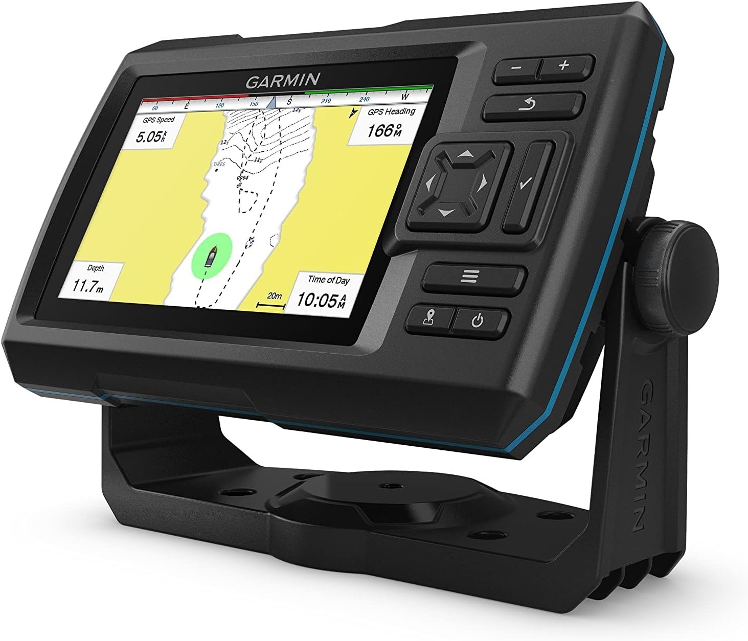 Striker Vivid 5cv, Easy-to-Use 5-inch Color Fishfinder and Sonar Transducer