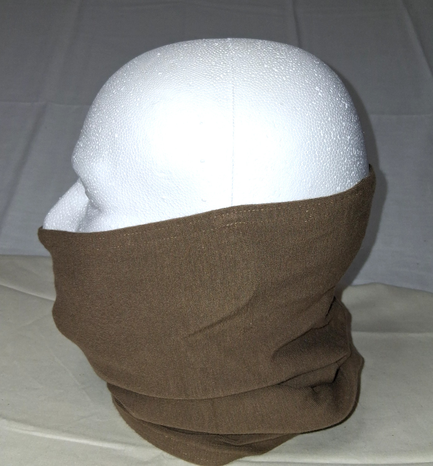 US Army Neck Gaiter 90% Polypropylene USGI Coyote Brown NEW Without Tags