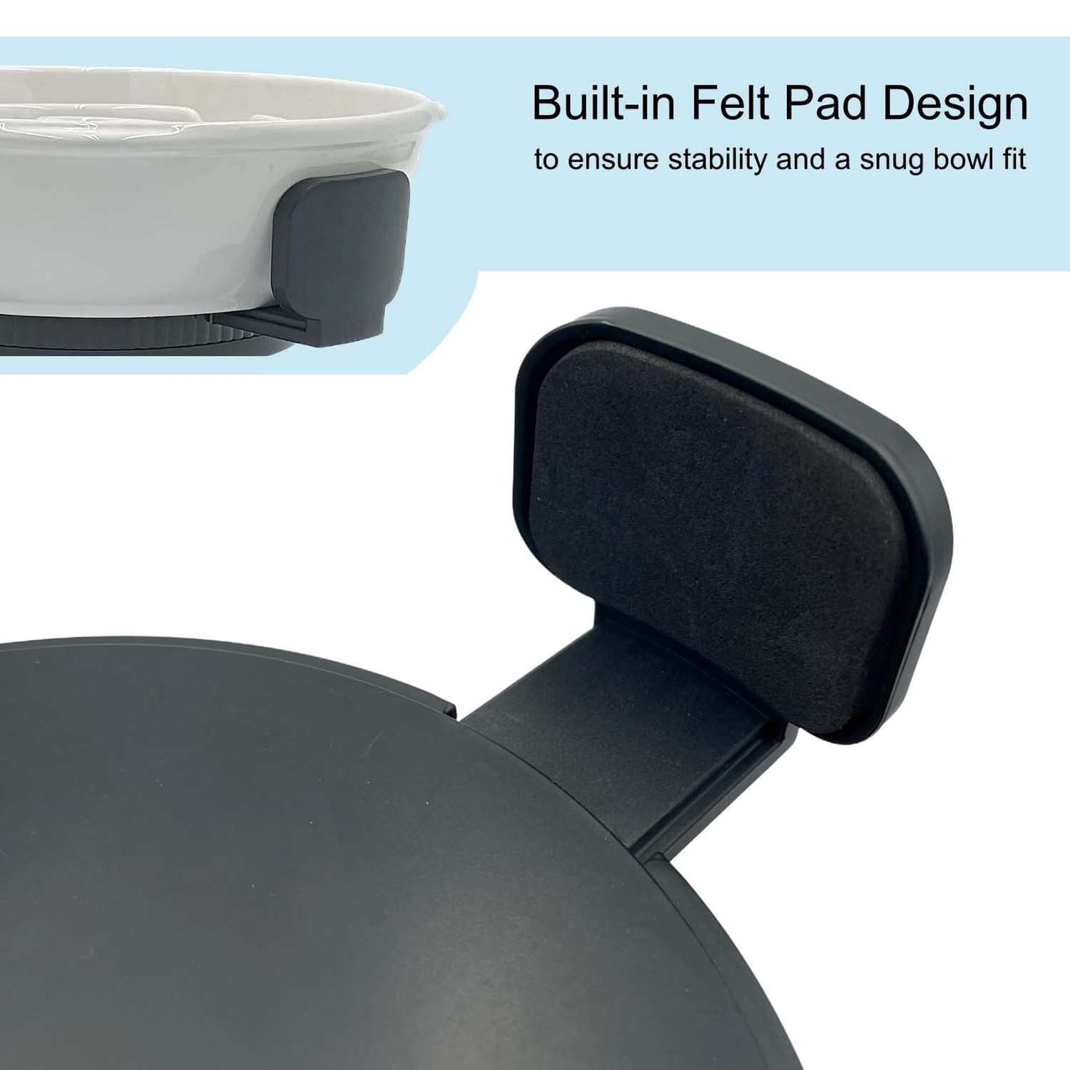 Dog Bowl Stand with Adjustable Width & Height [Stand Only], Elevated Pet Wate...