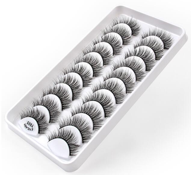 One Pairs 3D Imitation mink eyelashes Handmade Eyelashes Y605