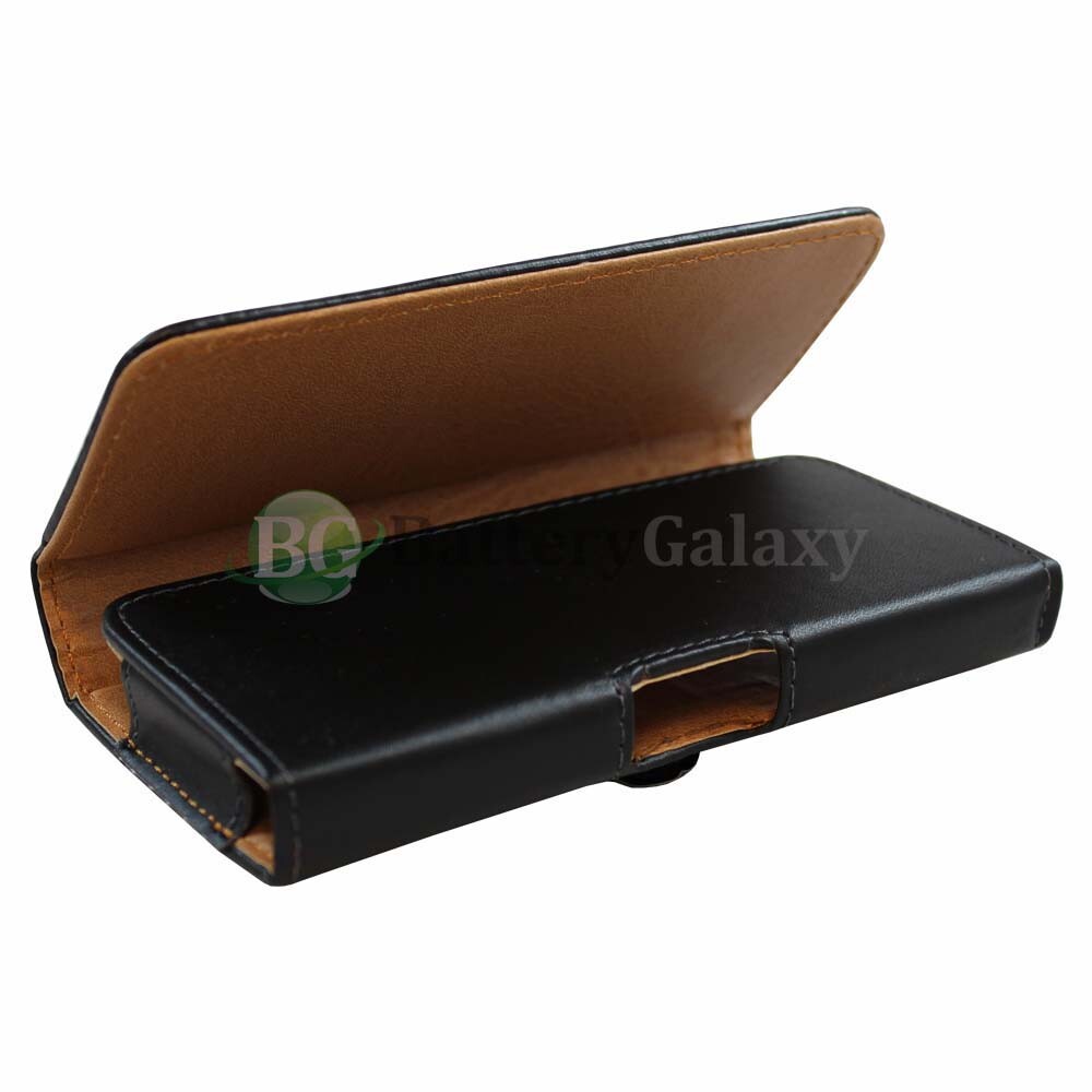 Genuine Durable Leather Pouch Belt Phone Case for Android Red Hydrogen One