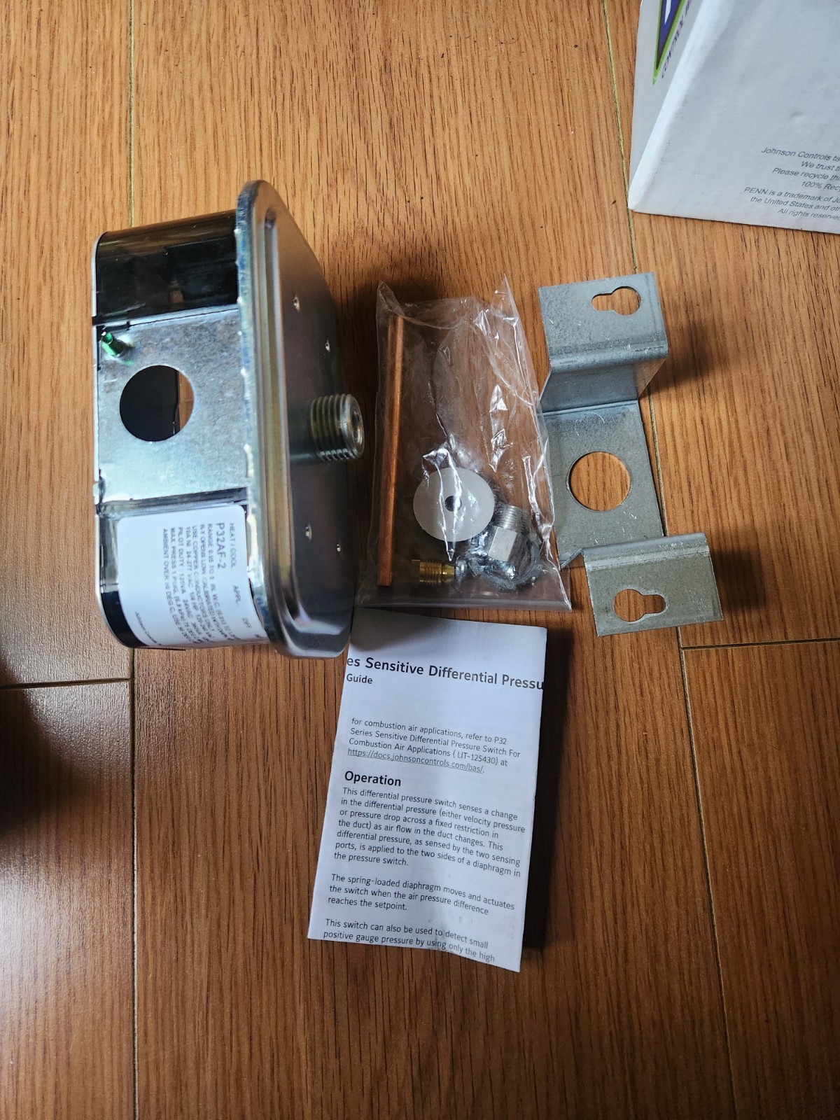Penn P32AF-2C Pressure Switch