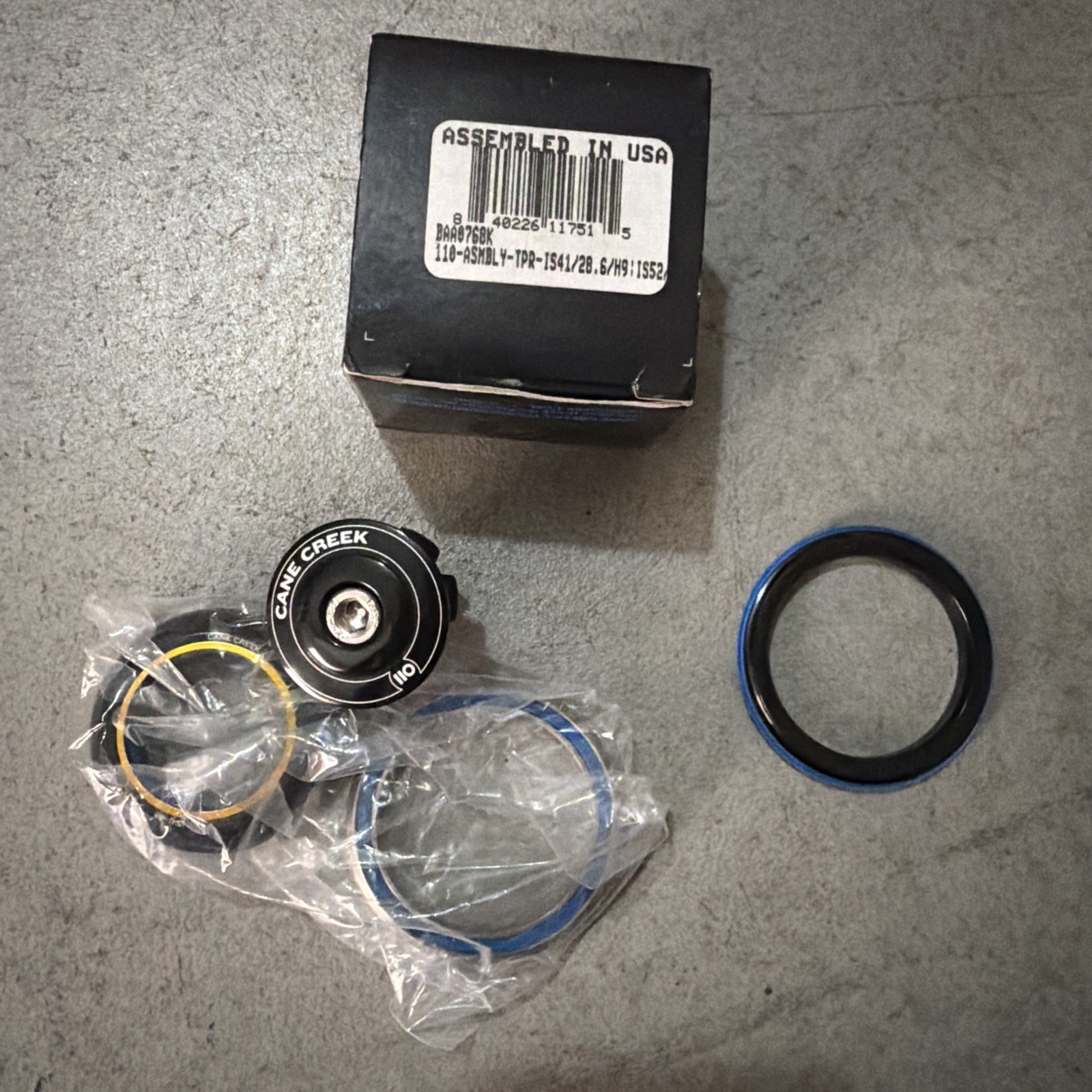Cane Creek 110 IS Headset (Black) (1-1/8")