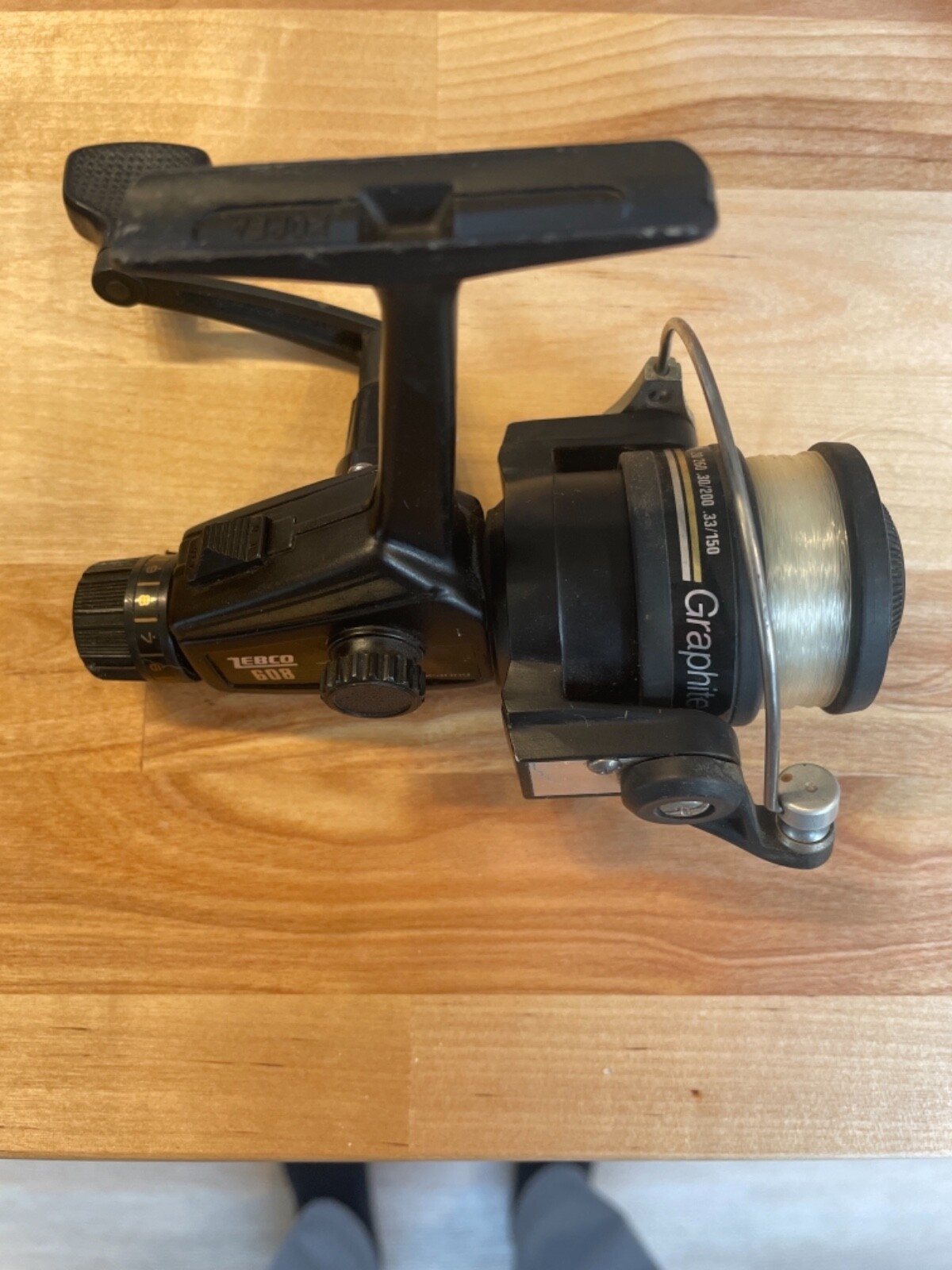 Vintage Zebco 608 Fishing Reel 1986 USED Condition