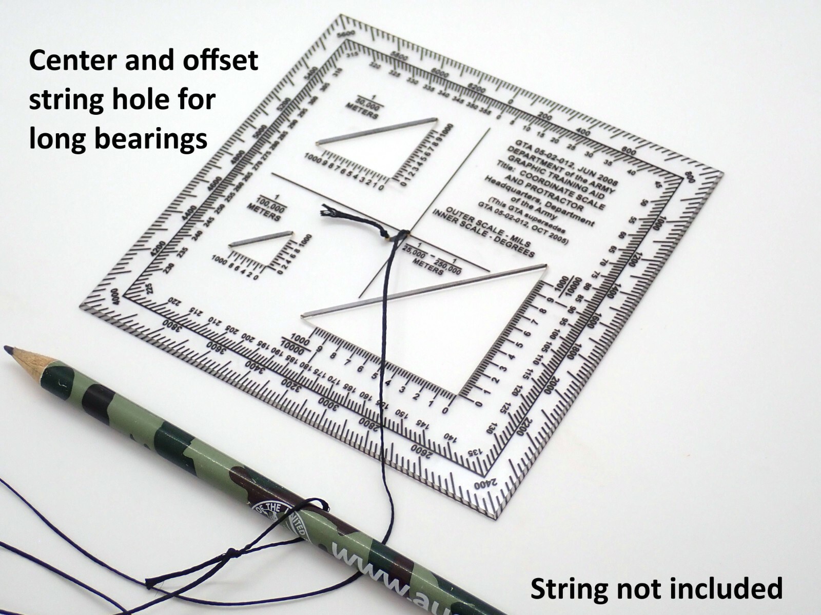Coordinate Scale and Protractor - GTA 05-02-012 Jun 2008