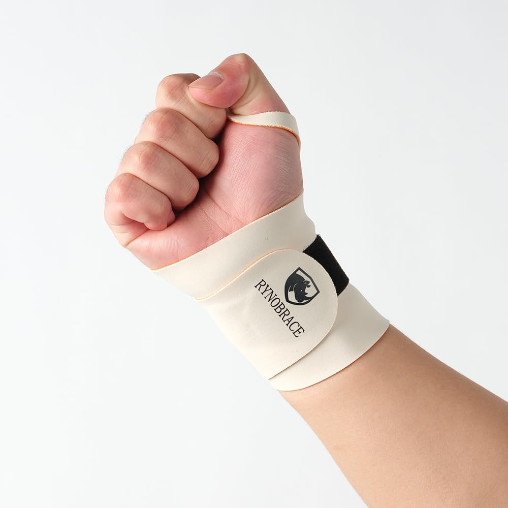 Wrist Support- Thin Adjustable Wrist Brace for Sports, Workouts, & Daily Use ...
