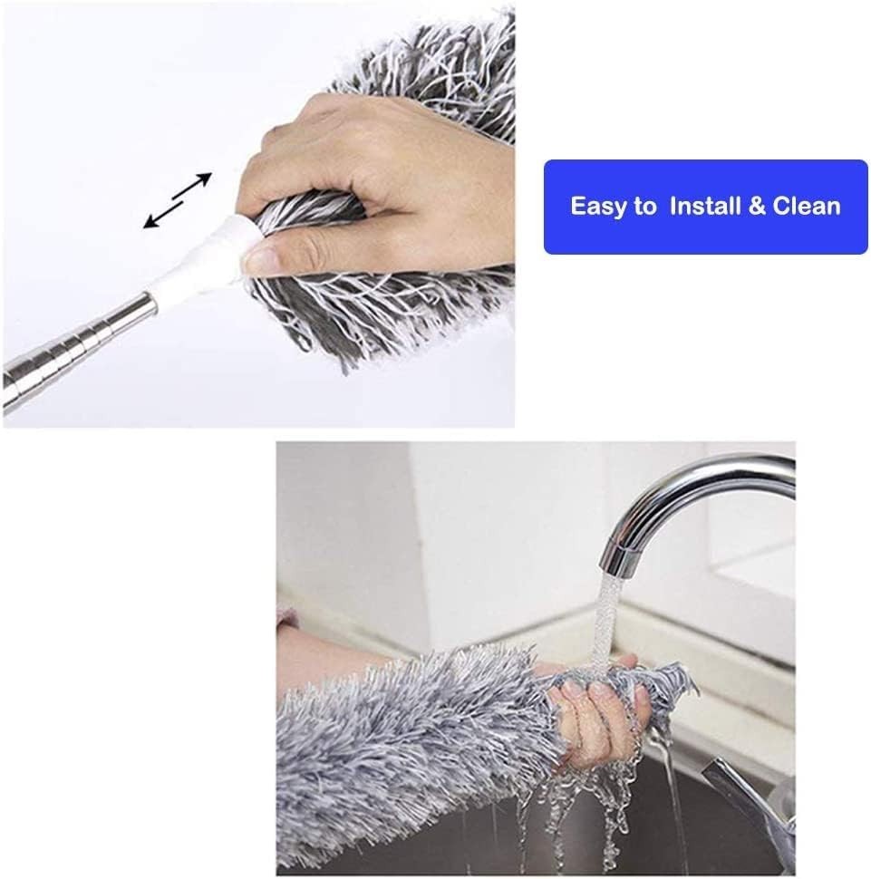 Extra Long 100-Inch Microfiber Duster - Flexible and Lightweight Cleaning Tool