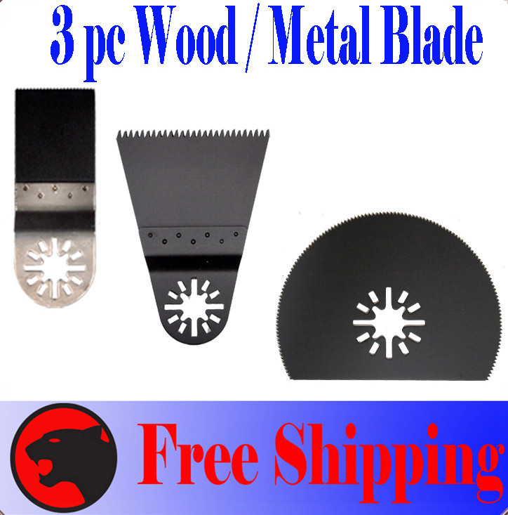 3 Wood Metal Oscillating Multi Tool Saw Blade For Metal Wood Cutting