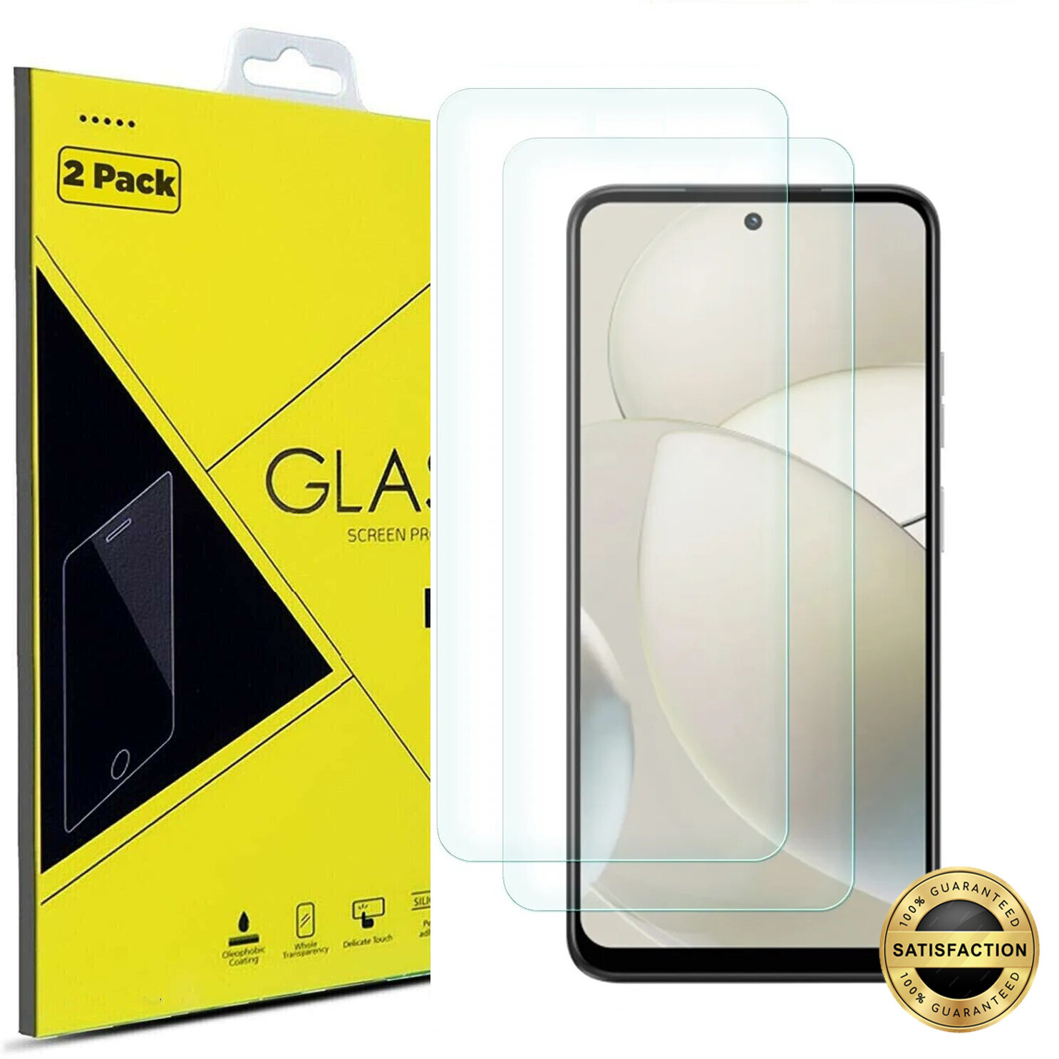 2x  Premium Tempered Glass Screen Protector For MOTOROLA Moto G Power 5G 2024