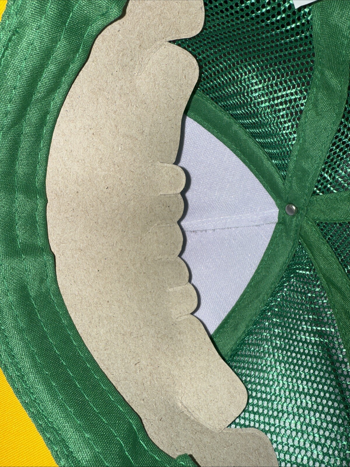 BEAN There Done That White Multicolor trucker Hat Cap Snapback green Mesh EUC