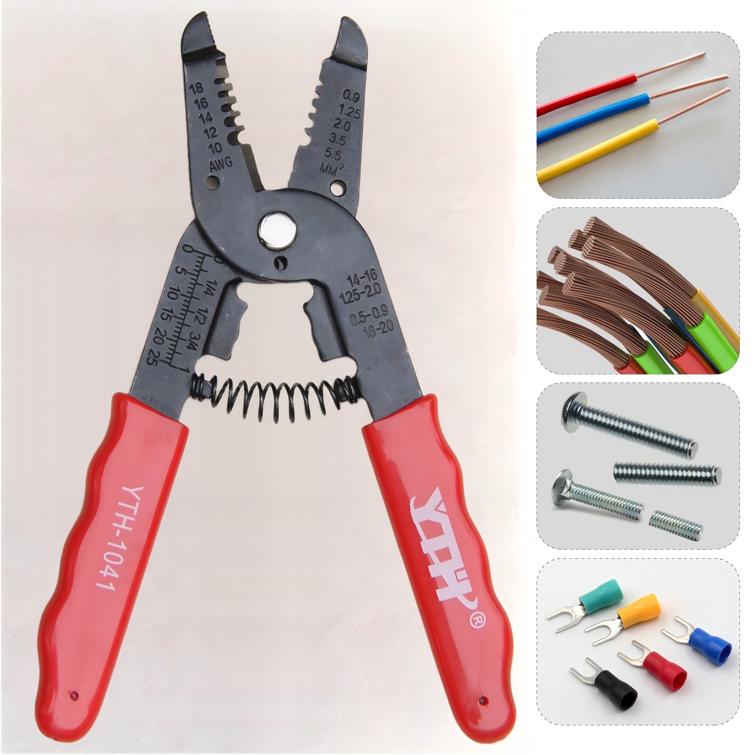 Professional crimping tool / Multi-Tool Wire Stripper-Cutter-Crimper