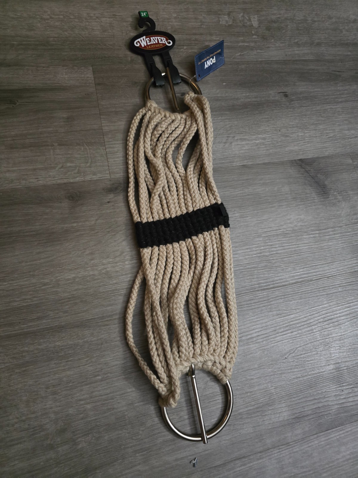 ⭐️ Weaver Leather Rayon 15 Strand Pony Cinch * Flat Style Buckle *35-2285-24