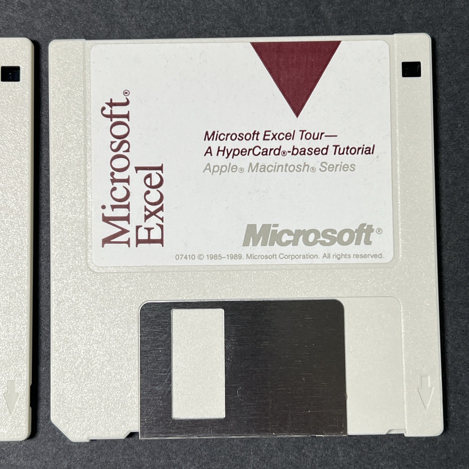 Microsoft Excel Version 2.2 for Mac (1989) Install Floppy Set Vintage 3.5 Disks