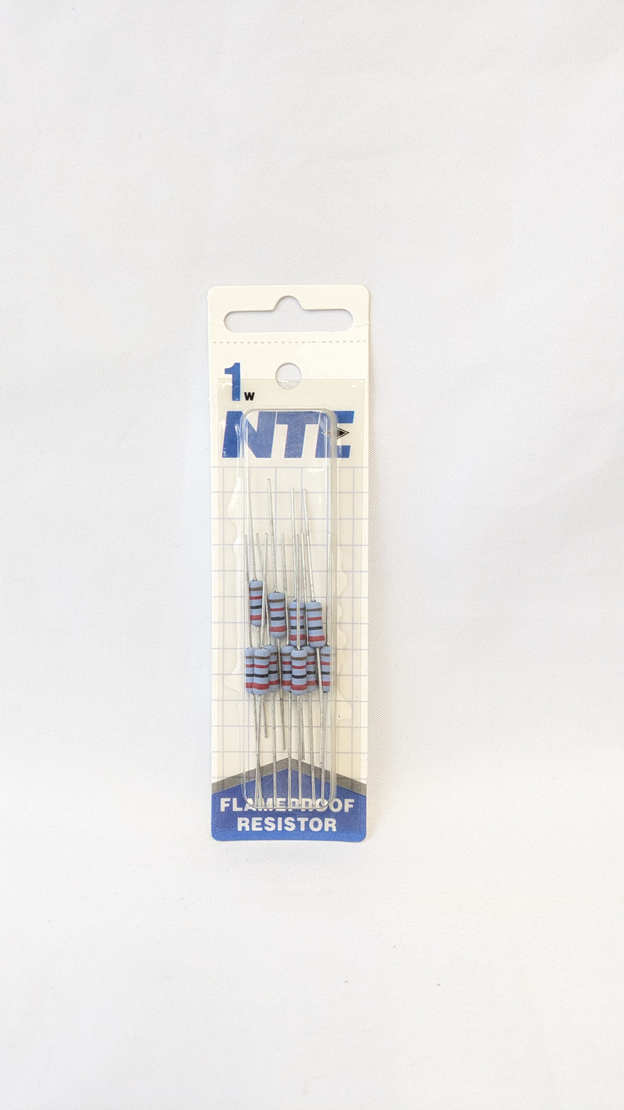 NTE Electronics 1 Watt 15M Ohm Resistor 2% Flame Proof 2 Pack, 1W615