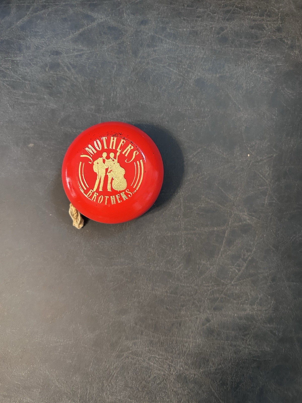 Vintage Smothers Brothers / Kodak Red Wooden Yo-Yo Classic Toy 1970s Promo