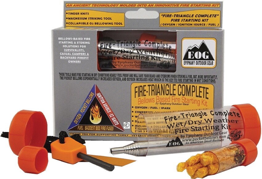 Epiphany Outdoor Gear Fire Triangle Complete Kit in Compact Water-Resistant Case