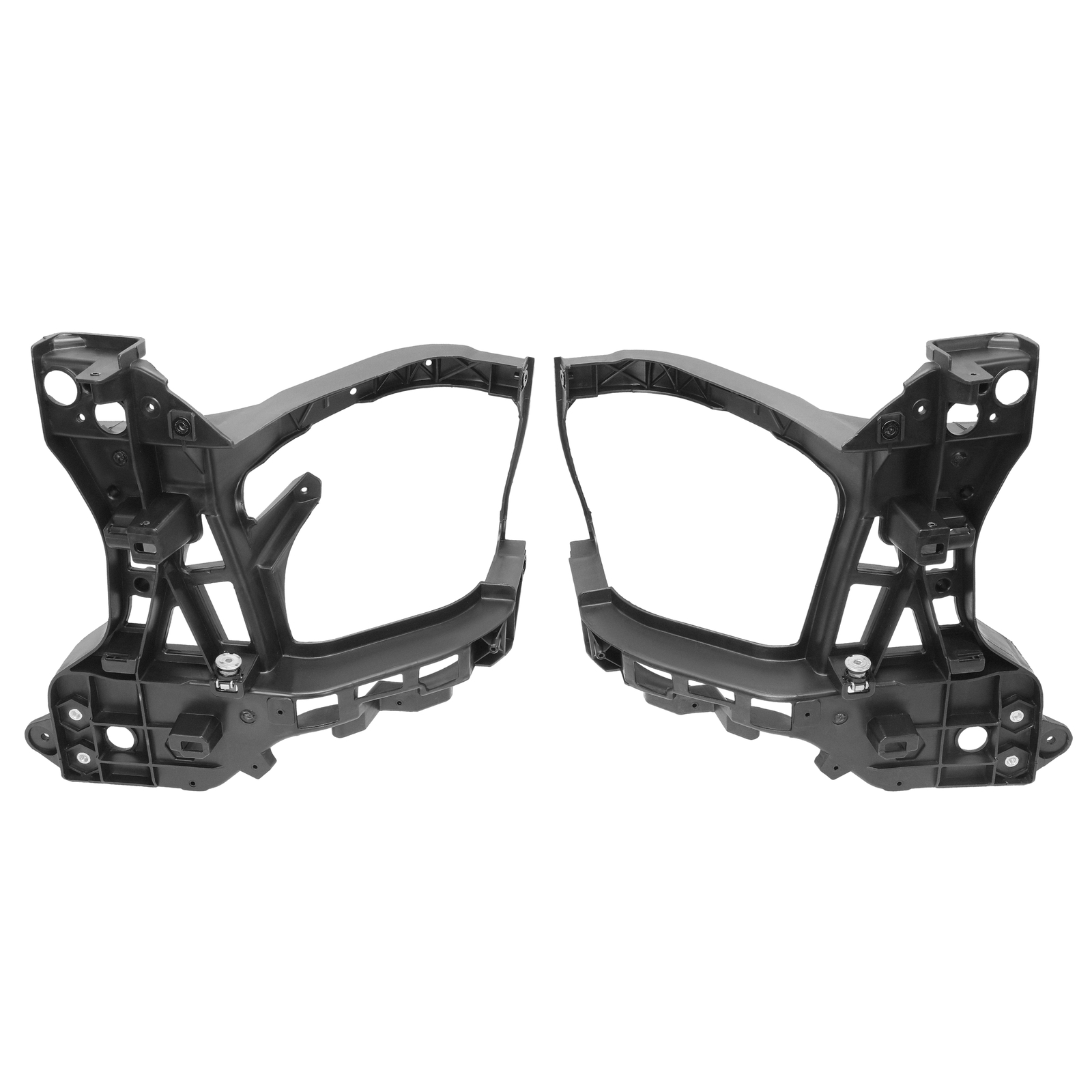 HECASA Pair of Radiator Support Headlight Brackets For 2013-24 20 Ram 1500 2500