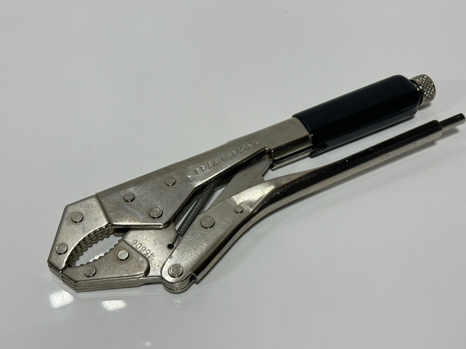 NEW NOS Craftsman USA 45606 10" Adjustable Locking Vise Grip Pliers, Curved Jaw