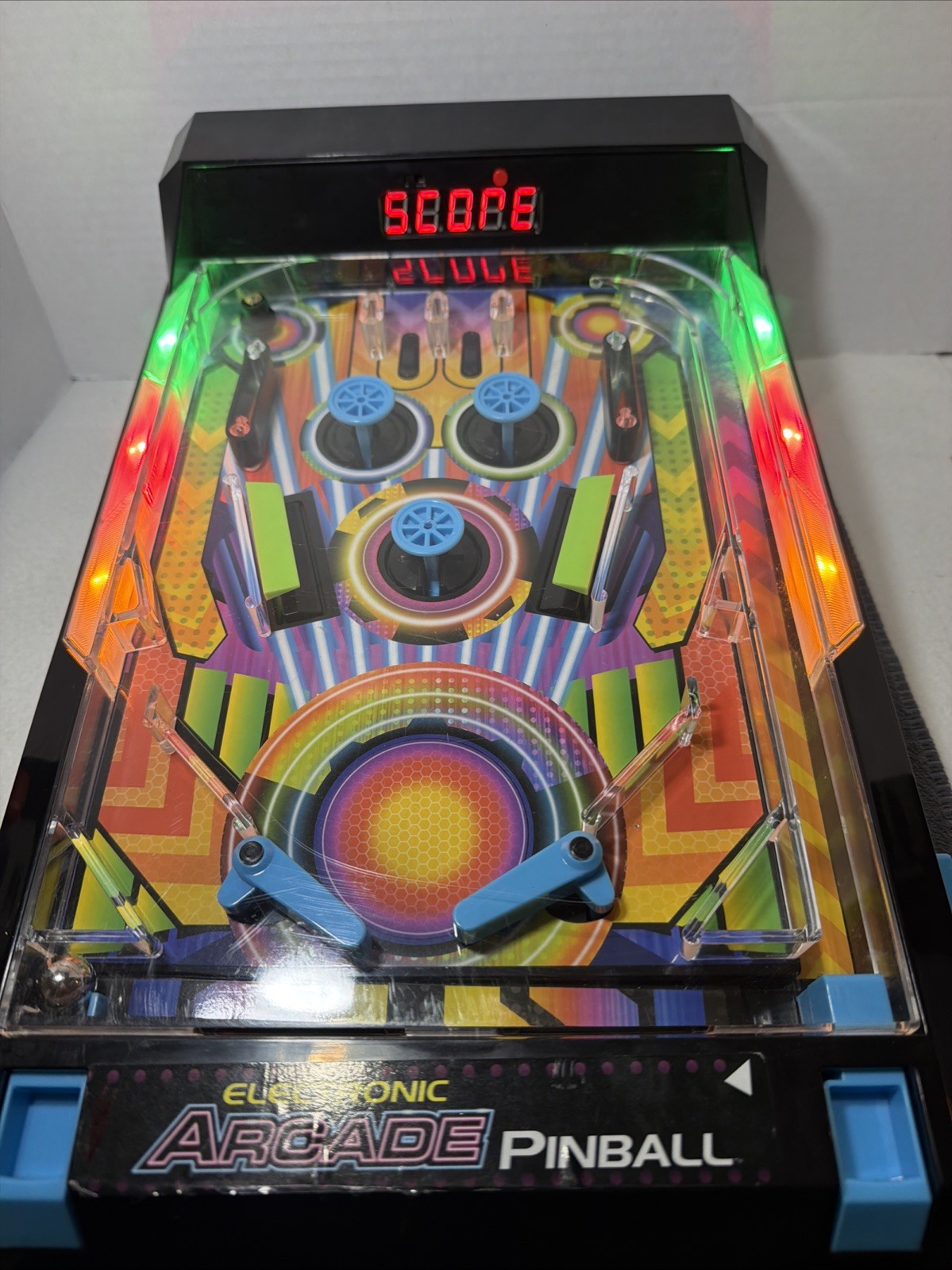 Electronic Arcade Tabletop Pinball Machine Sounds Lights